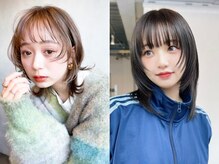 溢れるこなれ感！伸ばしかけでも長さを変えずにイメチェンできる【ウルフカット】[ブリーチ/ダブルカラー]