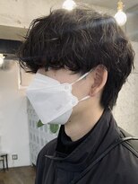 レタッチバイフィフス(RETOUCH by fifth)&nbsp;マッシュシャドウパーマテテ風無造作パーマ刈り上げなし