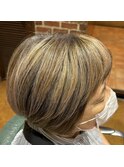 【佐須田】ヘアマニキュア　白髪ぼかし　ハイライト