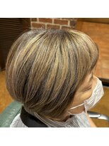 チップタップ 町田店(tip top)&nbsp;【佐須田】ヘアマニキュア　白髪ぼかし　ハイライト