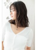 韓国風毛先パーマエアリーミディウェットヘアZ浦和20代30代40代