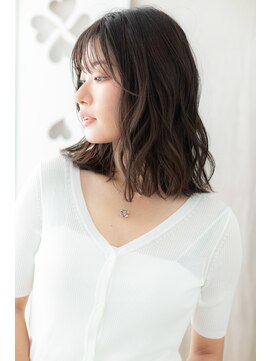 カバーヘアアンドスパ ブリス 浦和(COVER HAIR&SPA bliss) 韓国風毛先パーマエアリーミディウェットヘアZ浦和20代30代40代