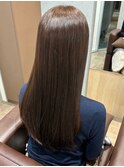 つや髪ロング×ストレート