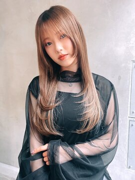 シエナ 渋谷(Siena) Siena ナチュラルレイヤーカット×アッシュオリーブ 渋谷