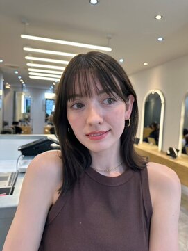 ジーナ 南草津(Zina) 髪質改善＊オリーブベージュボブ＊美髪【Zina南草津】