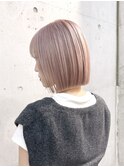 ミルクティーベージュ/ベージュカラー/ハイトーン/ケアブリーチ