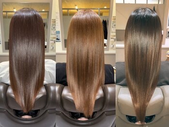リリー 草津店(.Lily)の写真/前・中間・後処理まですべてを最大限に施すLilyで1番のケアメニュー♪髪質改善サロンの特別な縮毛矯正！
