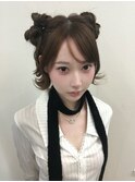 ヘアセット/リボンヘア/アニメヘア/韓国アイドル