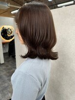 オズ 郡山桑野店(OZ)&nbsp;黒髪ボブルフネビージュ小顔ワンレン