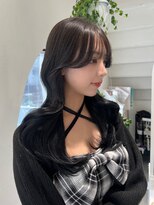 ハチ(HACHI)&nbsp;髪質改善カラーで艶々ブラックカラー