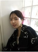 ヘアセット/結婚式ヘアセット/カチモリヘア/タイトアレンジ
