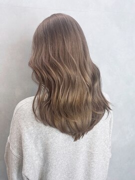 アルバム 池袋(ALBUM) マロンベージュフェミニンロング似合わせカット_ba541031