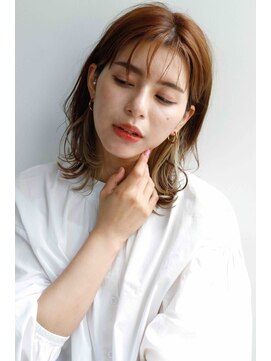 エイチエスティー(Hst) オレンジベージュ/インナーカラー/ミルクティー/Hst西宮