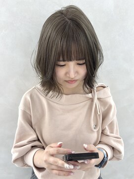 ツキ 横浜店(tuki) ダブルカラーオリーブグレージュ