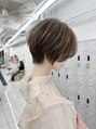 アッシュ 茗荷谷店(Ash) くびれショート/極細の上品白髪ハイライト #ショートヘア