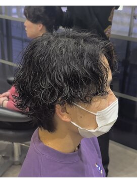 メンズ サロン ドット トウキョウ 町田店(men's salon dot. tokyo) マッシュウルフ×波巻きパーマ