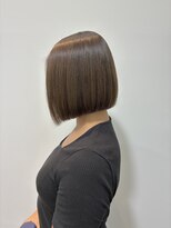 ヘアースタジオ ゼン カロン(Hair studio Zen kalon)&nbsp;ヘーゼルベージュ×オリーブベージュ×コンパクトボブ