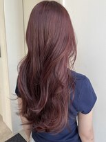 バイオレット 栄店(Violet) ブリーチなしダブルカラー 暖色カラー チェリーレッド 赤髪