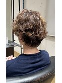 大人ショートボブ × パーマ でウェーブショート　archive垂水