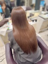 ハピネス クローバー 学園前店(Happiness CLOVER)&nbsp;レイヤーロング　ブラウンカラー　艶髪