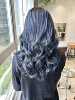 ラボアン 梅田店(lab.em.) 髪質改善×艶髪カラー×巻き髪スタイル