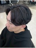 横浜ニュアンスパーマフェザーパーマ毛流れセンターパート40代