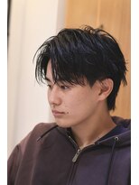 メゾン(Maison)&nbsp;メンズニュアンスパーマニュアンスウルフリバースセンターパート