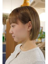 ディッセンバー 伊勢崎(December)&nbsp;レイヤーボブ/グレージュ/レイヤーカット/ミルクティーベージュ
