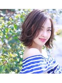 好感度高め！可愛いさ漂うミディアムヘアー☆