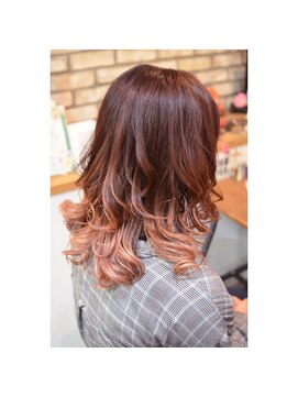 ポタム 東中野(potamu) ピンクグラデーションカラー