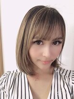 スナージーヘアーメイクス(SNAZZY HAIR MAKES)&nbsp;伸ばしかけミディアムBob