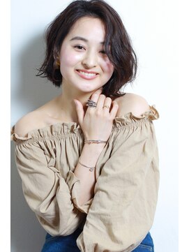 ヘアーメイクパウダー 天王寺寺田町店(Hair make powder) ナチュラルボブ×大人ショートボブ×小顔カット20代30代40代50代