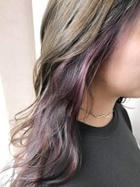 オーティティ(O-TETE)&nbsp;O-tete ミルクティー系カラーインナーカラーパープルミックス