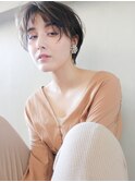 ニュアンスショート_ココアブラウンセシルカット_27247