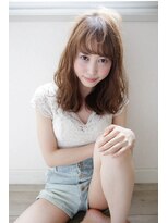 ロロネー 森ノ宮キューズモール(Lolonois)&nbsp;【Lolonois森ノ宮】シースルーバングふわミディ（藤岡尚希）