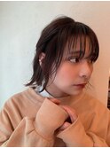 【紺野紘三】ボブバレッタアレンジ