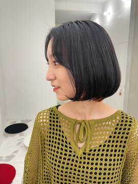 エンドリンク(endlink) 丸みボブ×インナーオレンジ