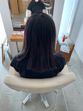 カッツ 笠岡店(CUT S) また明るく出来る　暗めカラー