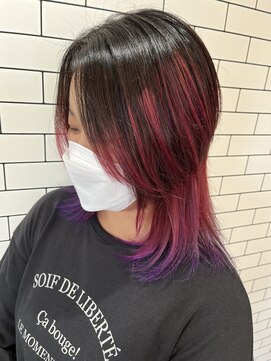 ミンゴ(Mingo) 派手髪 ピンク パープル