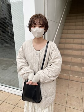 クララ サカエ(CLALA Sakae LA.DONNA group) ショートナチュラルパーマ