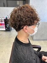 リット×ベリエ(Lit.×belier)&nbsp;波巻きスパイラルパーマメンズマッシュツイストスパイラルパーマ