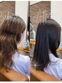 髪質改善カラー