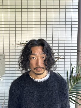 スウェル 船橋店(Swell) ウルフ/アッシュブラック/カルマパーマ/ベリーショート/船橋2