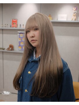 ヴァンシィー(VANCY) グレージュ&ブラウン/エンドカラー