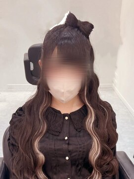 クランリリー 東梅田店(clan lily) 立体リボンハーフアップ/梅田ヘアセット