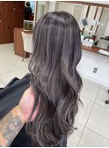 白髪ぼかしハイライト☆シルバー☆