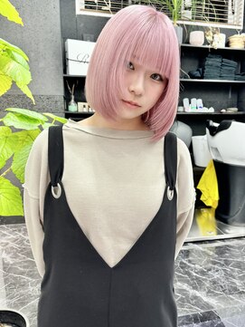 チュダック(ChuDuck) 韓国風《ペールピンク》ハイトーン/ケアブリーチ/ダブルカラー