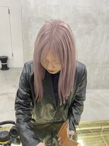 ミーム 原宿 表参道(meme)&nbsp;☆ハイトーンブリーチミルクティーカラーホワイトベージュカラー