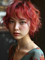 レヴ 草加店(LEV.)&nbsp;イメチェン　外はね　ボブ　美髪　ワイドバング　ブルーブラック