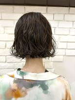 エン(en,)&nbsp;切りっぱなしボブ.ニュアンスパーマ.ボブパーマ